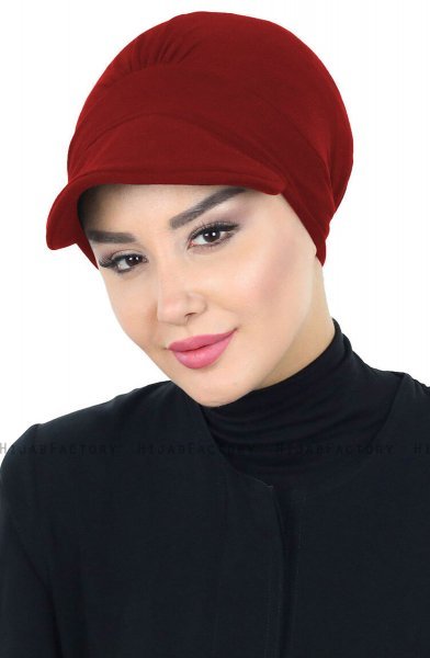 Sandra - Bordeaux Cotton Turban - Ayse Turban