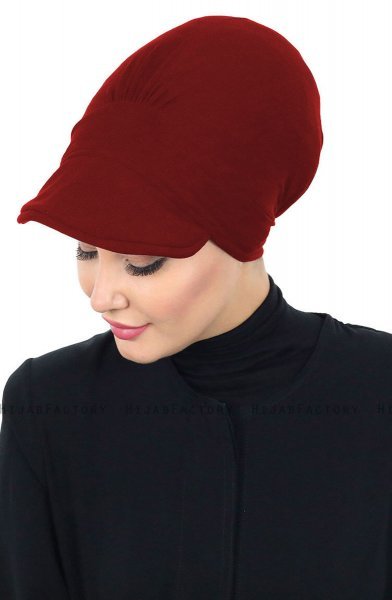 Sandra - Bordeaux Cotton Turban - Ayse Turban