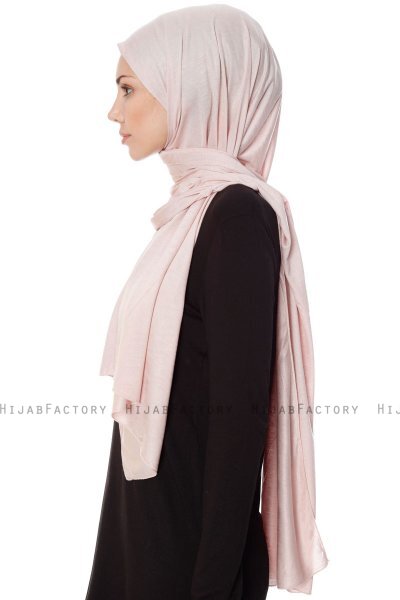 Seda - Dusty Pink Jersey Hijab - Ecardin