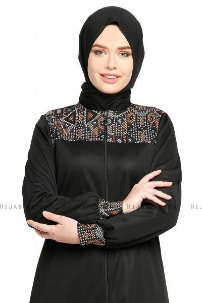 Selda - Black Abaya - Miss Cazibe