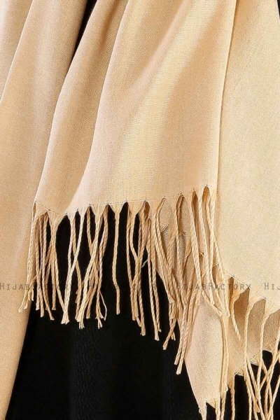 Selin Beige Pashmina Hijab Sjal Özsoy 160226-5