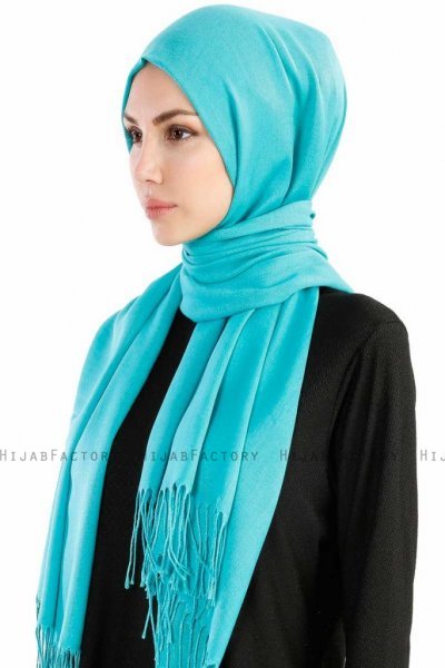 Selin Mintgrön Pashmina Sjal Hijab Özsoy 160203-2