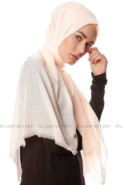 Selma - Apricot Plain Color Hijab - Gülsoy
