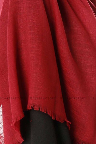 Selma - Bordeaux Plain Color Hijab - Gülsoy