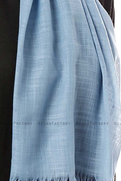Selma - Indigo Plain Color Hijab - Gülsoy