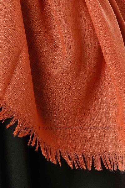 Selma - Cinnamon Plain Color Hijab - Gülsoy