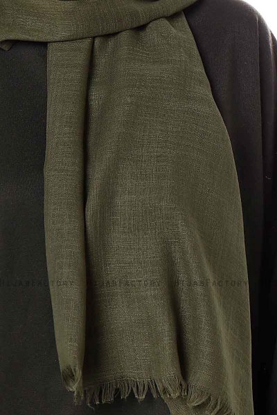 Selma - Khaki Plain Color Hijab - Gülsoy
