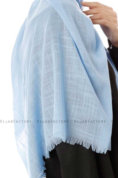 Selma - Light Blue Plain Color Hijab - Gülsoy