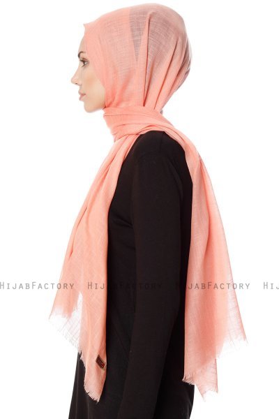 Selma - Orange Plain Color Hijab - Gülsoy