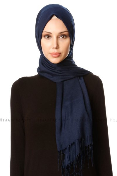 Semahat - Navy Blue Hijab - Özsoy
