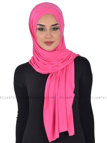 Sofia - Fuchsia Practical Cotton Hijab