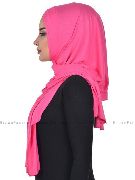 Sofia - Fuchsia Practical Cotton Hijab