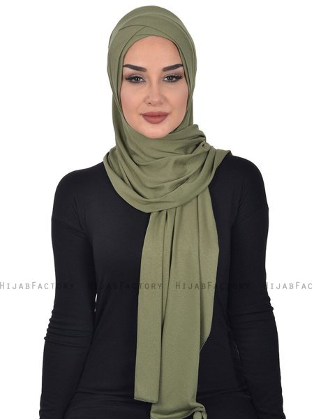 Sofia - Khaki Practical Cotton Hijab
