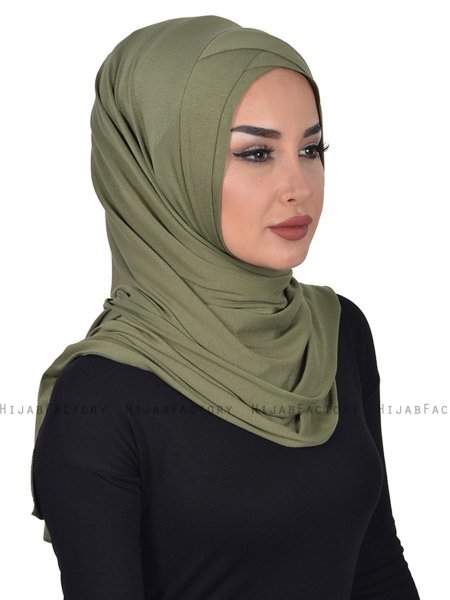 Sofia - Khaki Practical Cotton Hijab