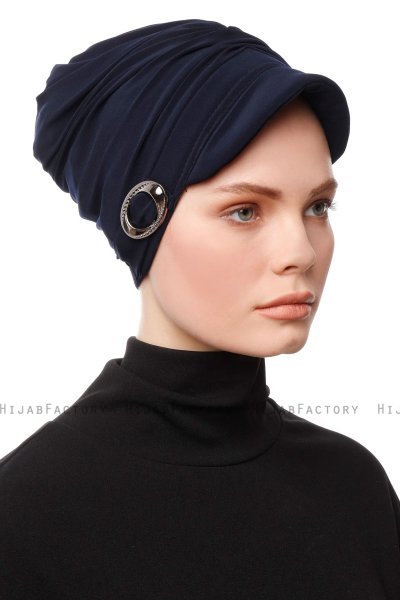 Sumeyye - Navy Blue Turban