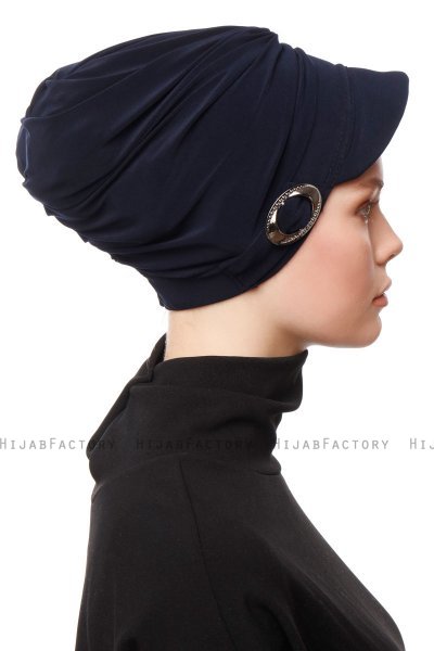 Sumeyye - Navy Blue Turban
