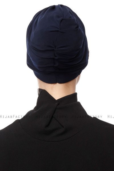 Sumeyye - Navy Blue Turban