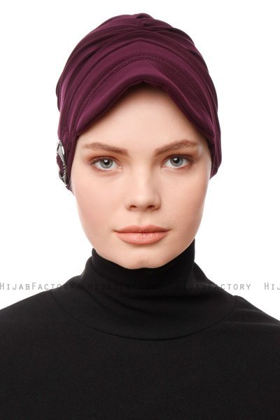 Sumeyye - Plum Turban