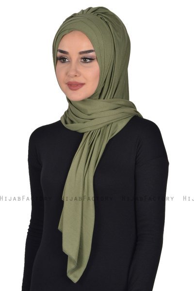 Tamara - Khaki Practical Cotton Hijab