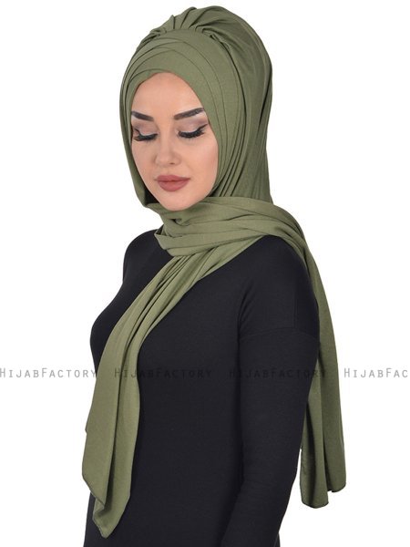 Tamara - Khaki Practical Cotton Hijab