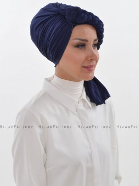 Theresa Marinblå Turban Ayse Turban Tasarim 324203b