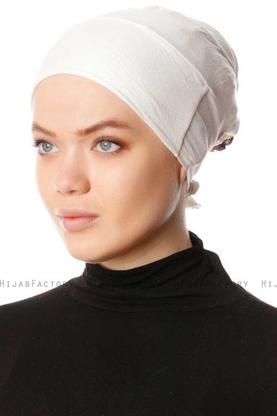 Tuva - Creme Kaymaz Underscarf