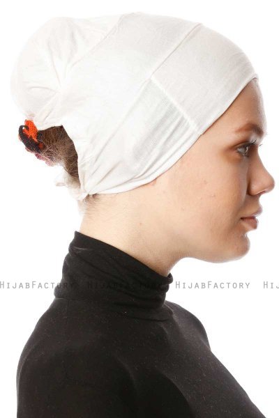 Tuva - Creme Kaymaz Underscarf