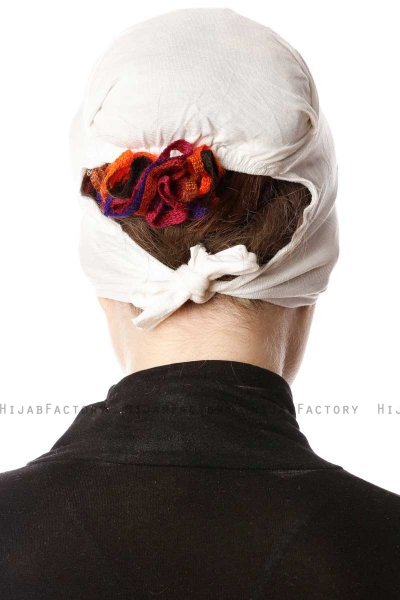 Tuva - Creme Kaymaz Underscarf