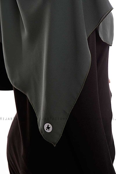 Yara - Khaki Practical One Piece Crepe Hijab