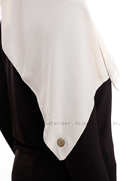 Yara - Light Beige Practical One Piece Crepe Hijab