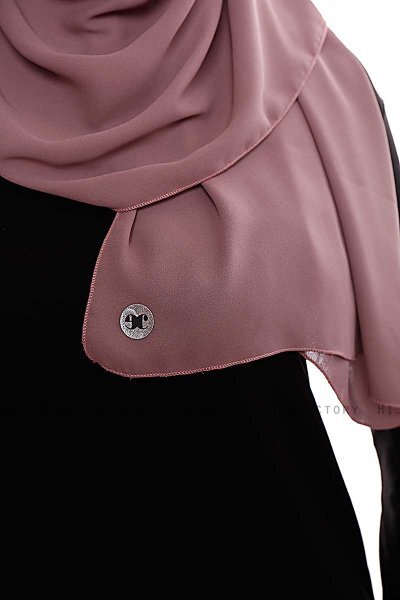Yara - Rose Pink Practical One Piece Crepe Hijab