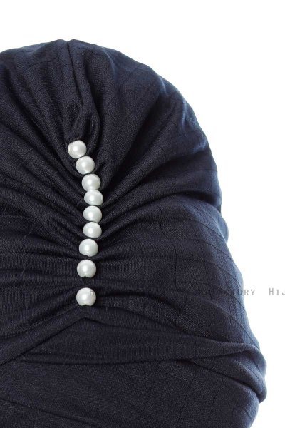 Yonca - Navy Blue Turban