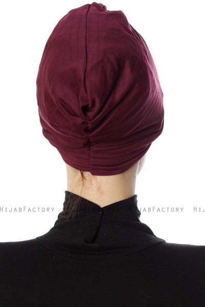 Yonca - Plum Turban