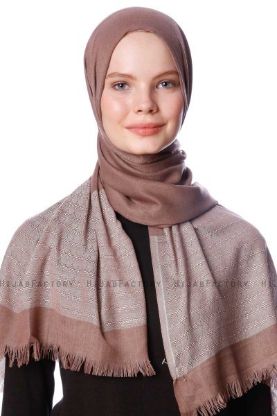 Zehab - Taupe Hijab - Özsoy