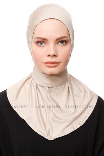 Zeliha - Light Taupe Practical Viskos Hijab