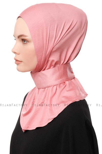 Zeliha - Dark Pink Practical Viskos Hijab