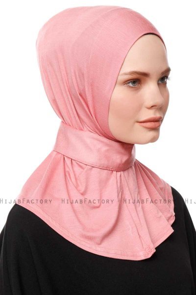 Zeliha - Dark Pink Practical Viskos Hijab