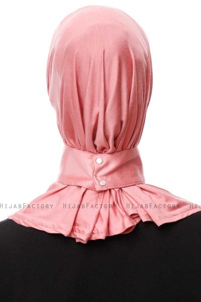 Zeliha - Dark Pink Practical Viskos Hijab