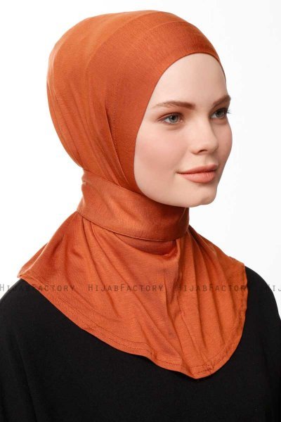 Zeliha - Brick Red Practical Viskos Hijab