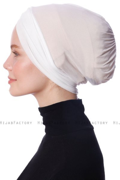 Zeynep - Creme Parizien Underscarf - Ecardin