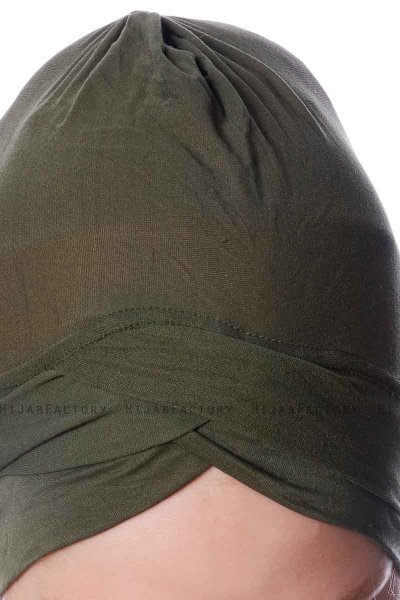 Zeynep - Khaki Parizien Underscarf - Ecardin