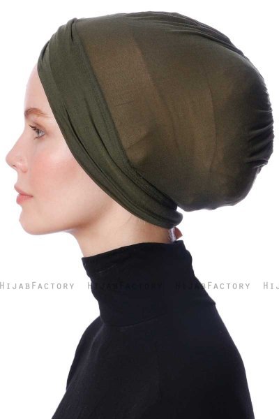 Zeynep - Khaki Parizien Underscarf - Ecardin