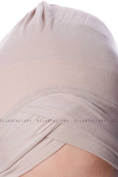 Zeynep - Light Taupe Parizien Underscarf - Ecardin