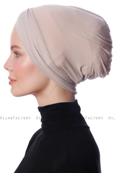 Zeynep - Light Taupe Parizien Underscarf - Ecardin