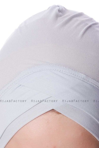 Zeynep - Light Grey Parizien Underscarf - Ecardin