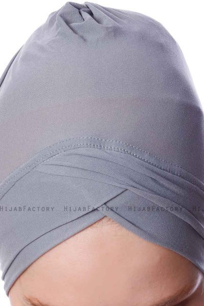 Zeynep - Dark Grey Parizien Underscarf - Ecardin