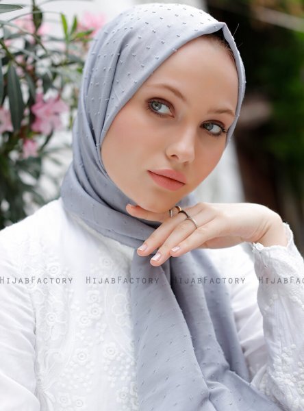 Malika - Grey Hijab - Sal Evi