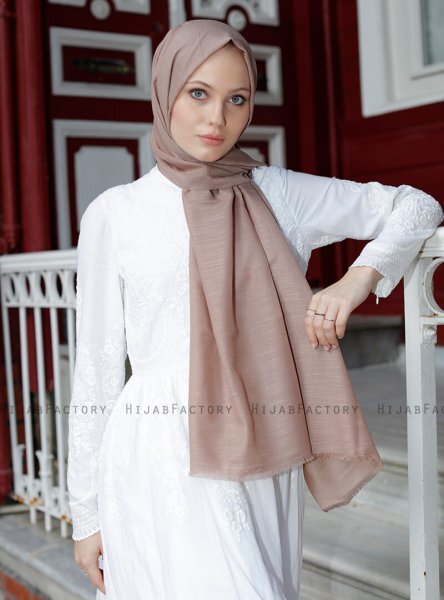 Zaina - Light Brown Hijab - Sal Evi